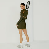 Emily Court Dress - Khaki