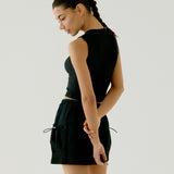 Jersey Pocket Skirt - Black