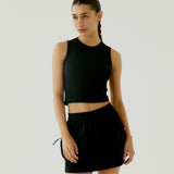 Jersey Pocket Skirt - Black