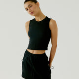 Jersey Pocket Skirt - Black