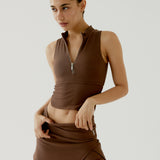 Harper Skort - Brown