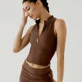 Harper Skort - Brown