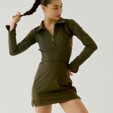 Emily Court Dress - Khaki