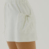 Jersey Pocket Skirt - White