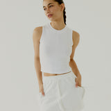 Jersey Tank - White