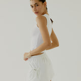 Jersey Pocket Skirt - White