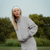 Mia Half Zip Jacket - Cloud Grey
