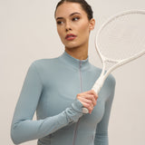 Maeve Sculpting Jacket - Aqua