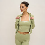 Maeve Sculpting Jacket - Pistachio