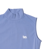 BA Sleeveless Mock Neck Top - Baby Blue