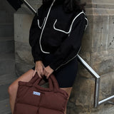 Bov Puffer Bag - Brown