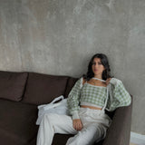 Waffle Knit Set