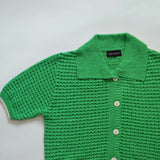 Collar Crochet Cardi - Green