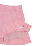 Perfect Pink Set - Pleated Skirt + Sleeveless Mock Neck Top