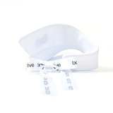 Ponytail Ribbon Sun Visor - White
