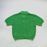 Collar Crochet Cardi - Green
