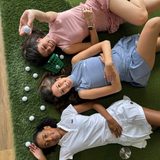 Perfect White Set - Pleated Skirt + Polo Shirt