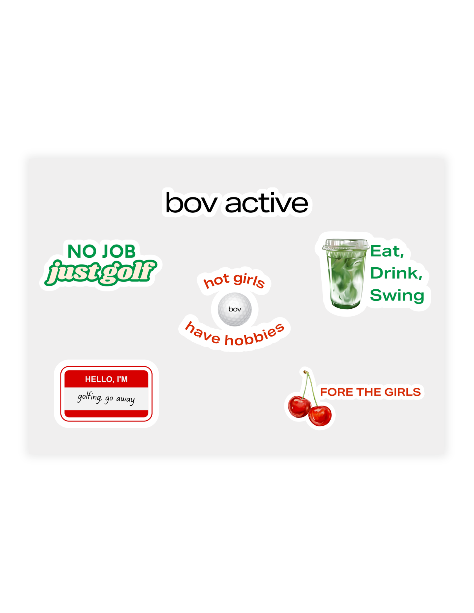 Sideshow Sticker Active Stickers – Bov Active
